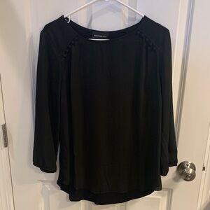 Elegant Black Blouse by Fortune + Ivy